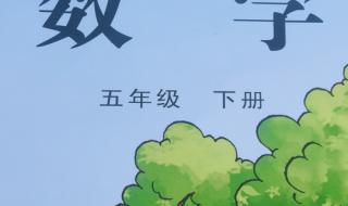 五年级下册数学计划