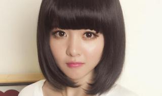 齐刘海短发发型 齐刘海短发发型